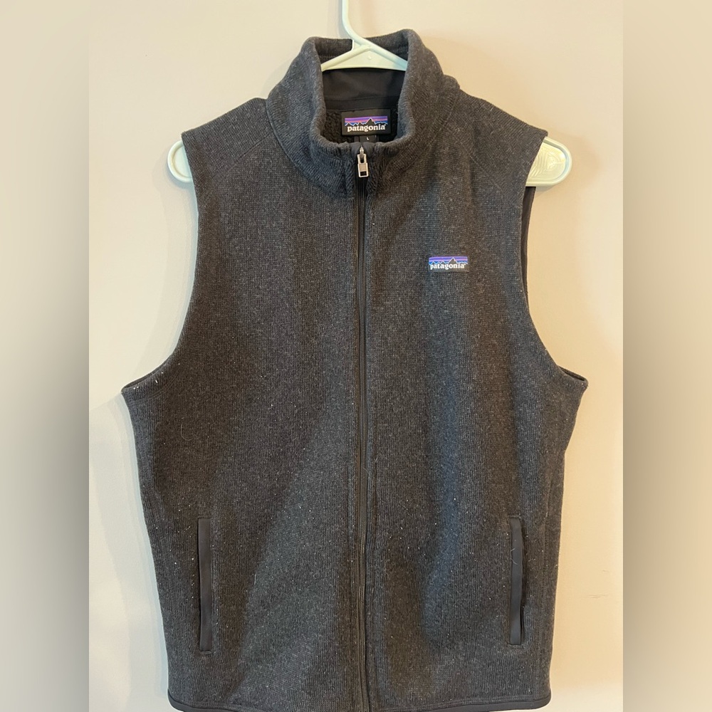 Patagonia Women’s Black Fleece Vest – Size Large